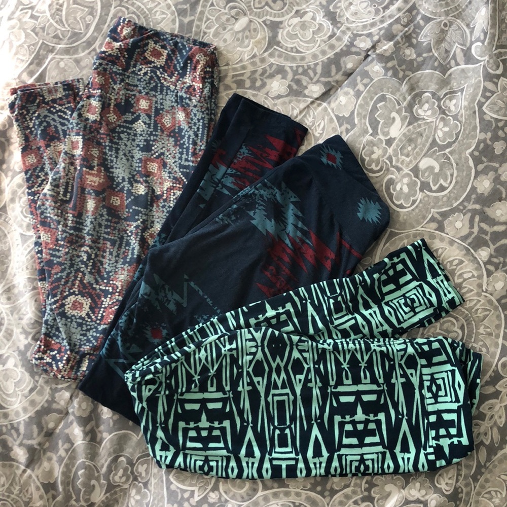 LuLaRoe Patterned Legging Bundle